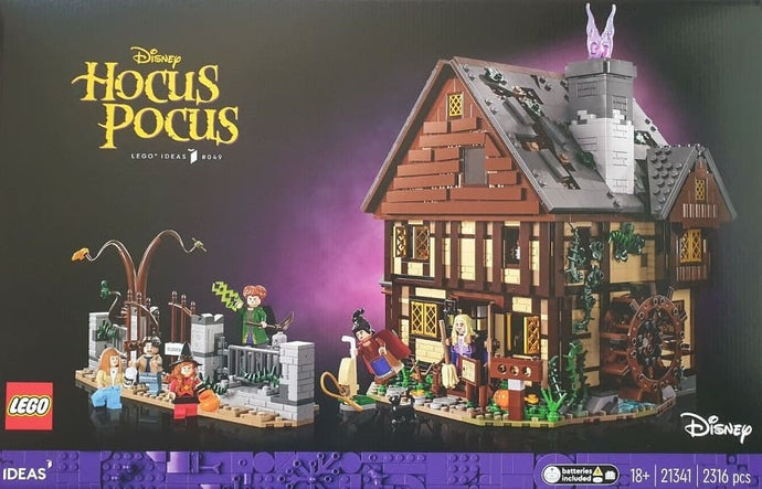 LEGO® Ideas - Disney Hocus Pocus: Das Hexenhaus der Sanderson-Schwestern - 21341 mieten steinemieten Produktfoto
